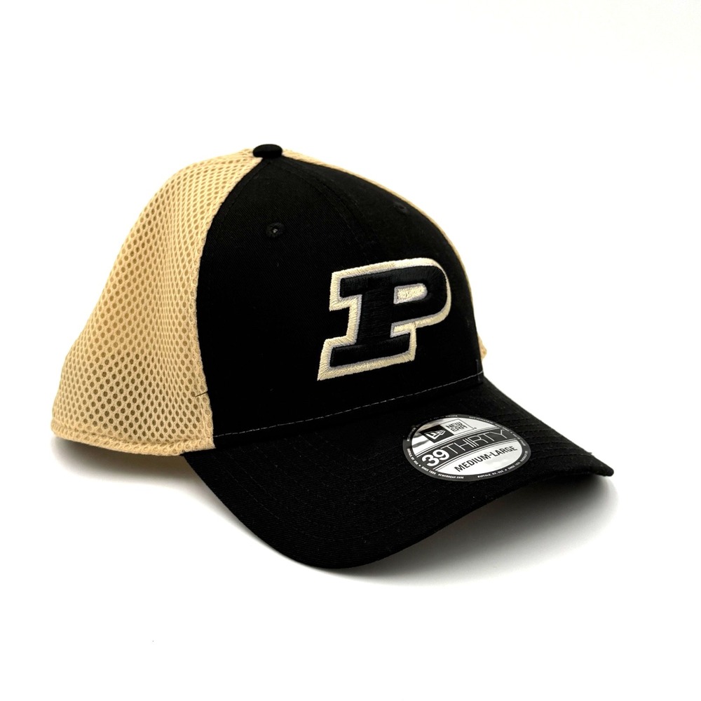 Purdue Boilermakers New Era 39THIRTY Evergreen Neo Flex Hat Medium/Large NEW
